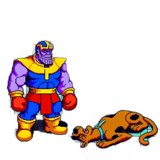 animal, robot, creature, weapon, pixel art, concept art, comic book art, cartoon transparent PNG cut-out