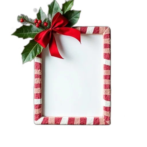 rustic, wooden, table, adorned, festive, holiday, decoration, featuring transparent PNG cut-out