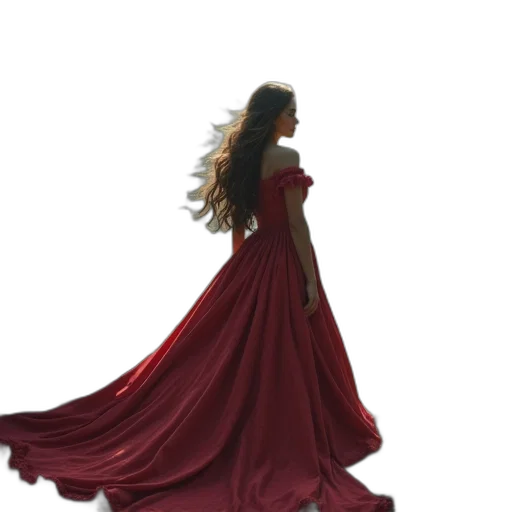 dress, crown, hair, jewelry transparent PNG cut-out