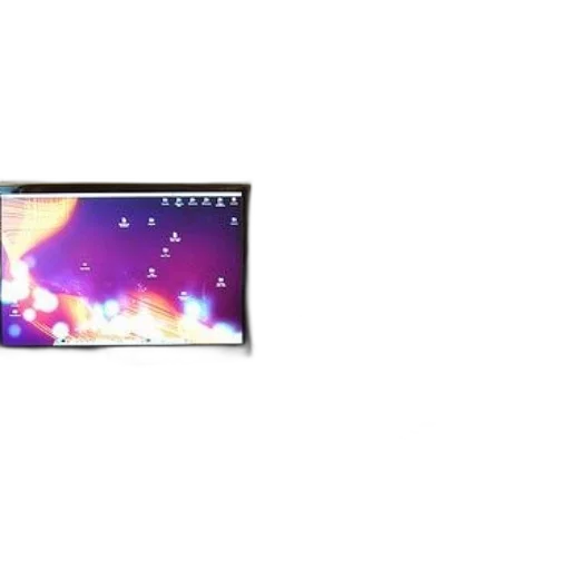 3d render, outer space, computer, desk, samsung, monitor, white, laptop transparent PNG cut-out