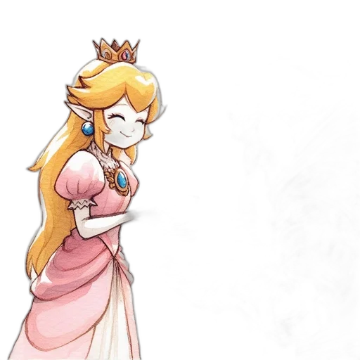 crown, dress, staff, jewelry, concept art, pixel art, watercolor, fantasy art transparent PNG cut-out