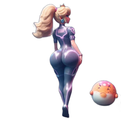 dress, robot, concept art, pixel art, 3d render, fantasy art, outer space, pastel transparent PNG cut-out