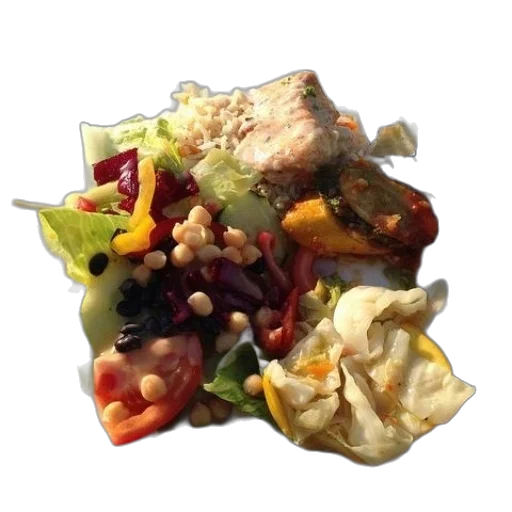 food, crown, 3d render, photorealistic, plate, variety, vegetables, piece transparent PNG cut-out