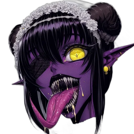 mask, face, creature, dragon, fantasy art, concept art, pixel art, anime transparent PNG cut-out