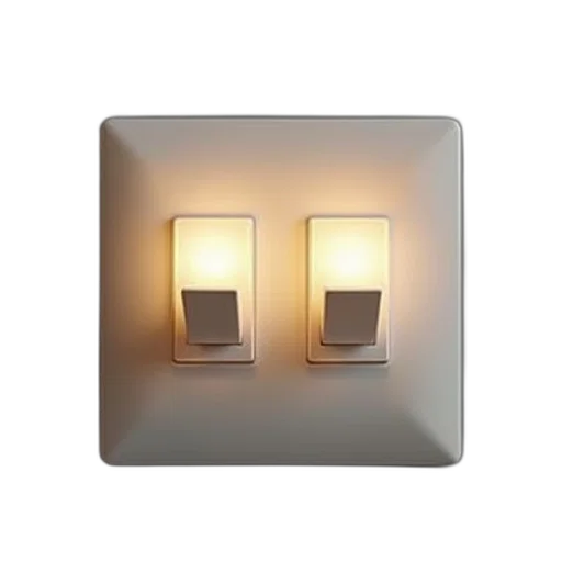 furniture, 3d render, photorealistic, earth tones, pack, cob, light, switch transparent PNG cut-out