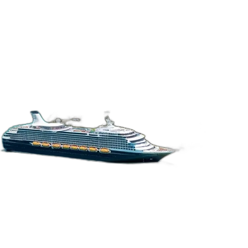 weapon, shoes, 3d render, concept art, photorealistic, large, cruise, ship transparent PNG cut-out