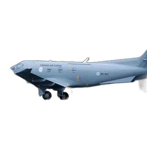 weapon, 3d render, concept art, finnish, air, force, jet, parked transparent PNG cut-out