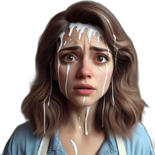 face, mask, hair, concept art, photorealistic, 3d render, comic book art, emotive transparent PNG cut-out