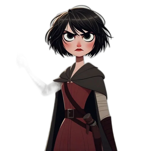 staff, jacket, weapon, dress, concept art, fantasy art, comic book art, pixel art transparent PNG cut-out