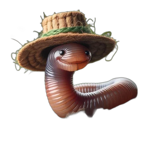 hat, animal, creature, staff, concept art, 3d render, photorealistic, fantasy art transparent PNG cut-out
