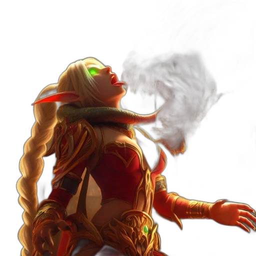 dragon, mask, staff, sword, fantasy art, concept art, comic book art, anime transparent PNG cut-out