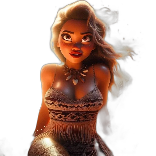dress, fantasy art, comic book art, concept art, cartoon, fire, underwater, neon lights transparent PNG cut-out