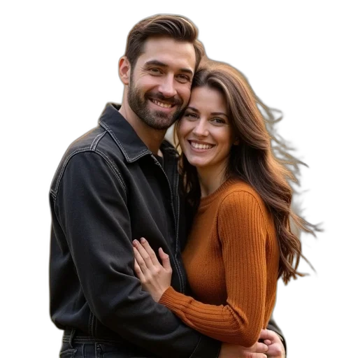 hair, jacket, face, dress transparent PNG cut-out