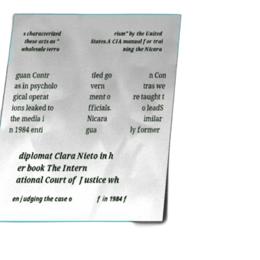 cia, manual, training, nicaraguan, contras, psychological, operations, leaked transparent PNG cut-out