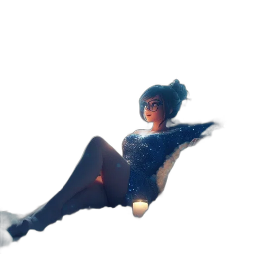 dress, staff, jacket, shoes, concept art, pixel art, fantasy art, 3d render transparent PNG cut-out