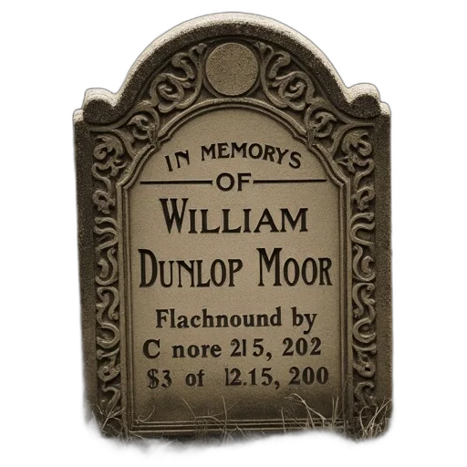 sepia-toned, image, old, weathered, gravestone, intricate, designs, inscriptions transparent PNG cut-out