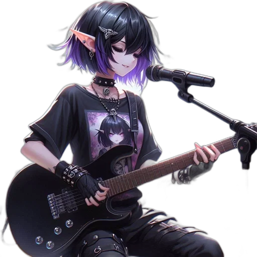 weapon, animal, anime, concept art, cyberpunk, pixel art, dark, monochrome transparent PNG cut-out