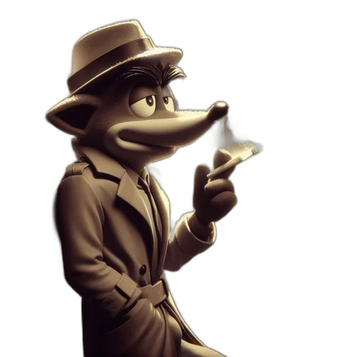 hat, staff, mask, face, concept art, cartoon, 3d render, comic book art transparent PNG cut-out
