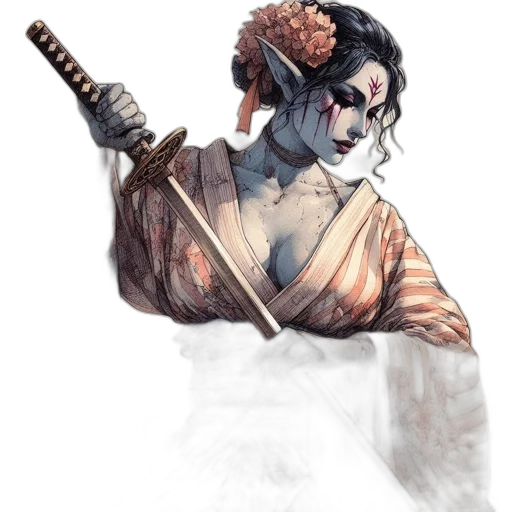 staff, sword, mask, weapon, concept art, fantasy art, watercolor, photorealistic transparent PNG cut-out