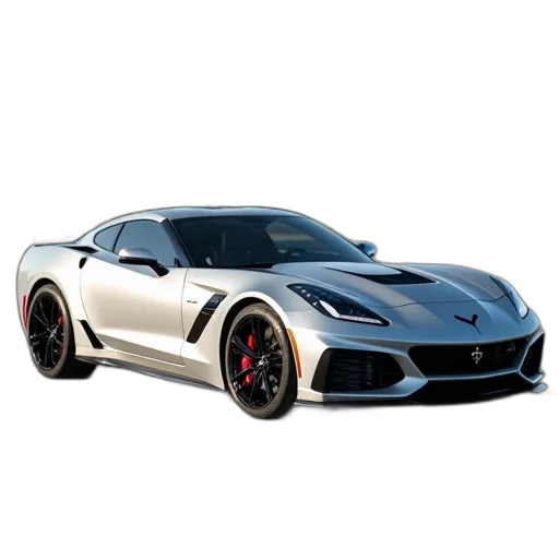 car, 3d render, photorealistic, silver, price, tag, 595, parked transparent PNG cut-out