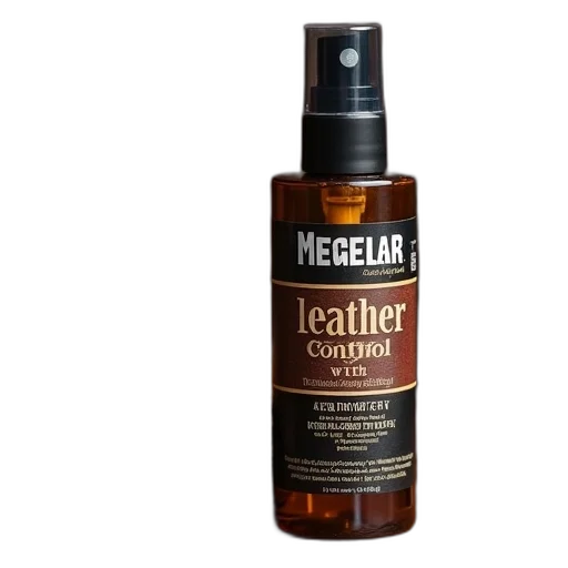 bottle, meglear, leather, conditioner, aero, control, spray transparent PNG cut-out