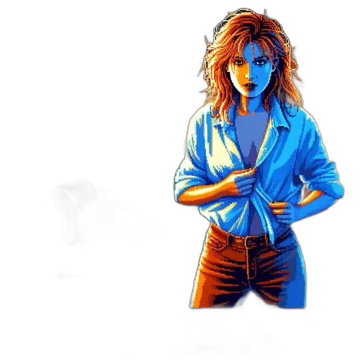 jacket, staff, face, robot, concept art, comic book art, fantasy art, photorealistic transparent PNG cut-out