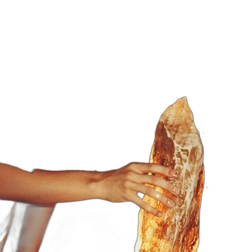 food, weapon, staff, sword, photorealistic, 3d render, concept art, person transparent PNG cut-out