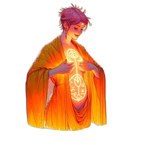 jacket, dress, concept art, fantasy art, pixel art, watercolor, fire, neon transparent PNG cut-out