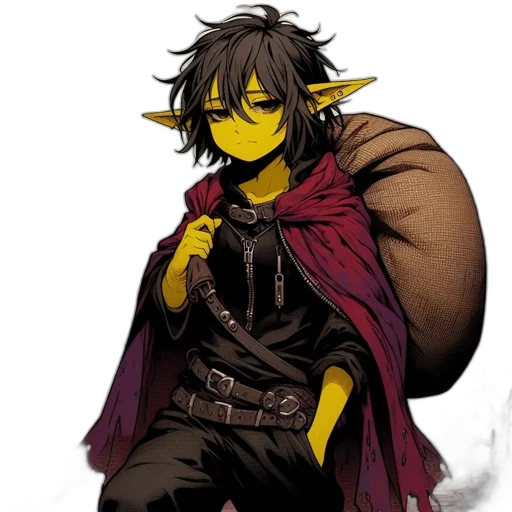 dragon, staff, fantasy art, concept art, pixel art, anime, dark, golden transparent PNG cut-out