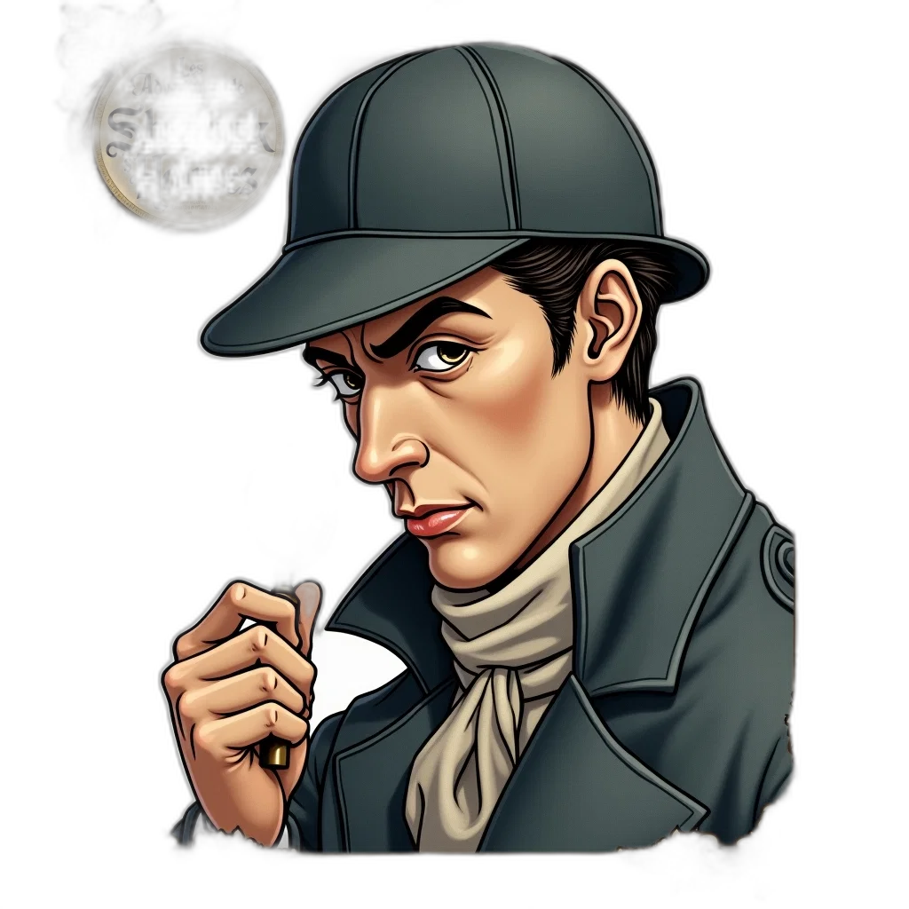 hat, staff, face, comic book art, pixel art, cartoon, concept art, second transparent PNG cut-out