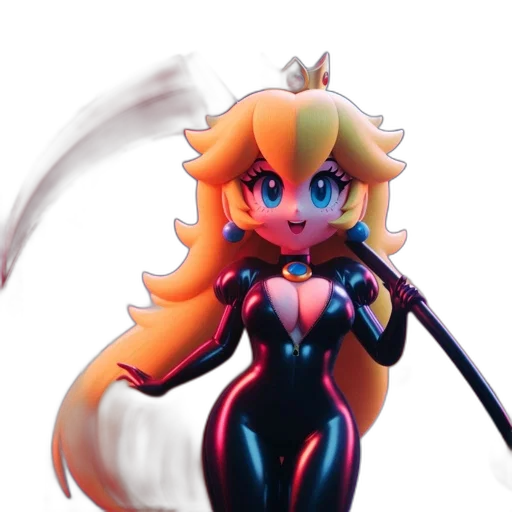 weapon, staff, robot, 3d render, concept art, anime, pixel art, animated transparent PNG cut-out