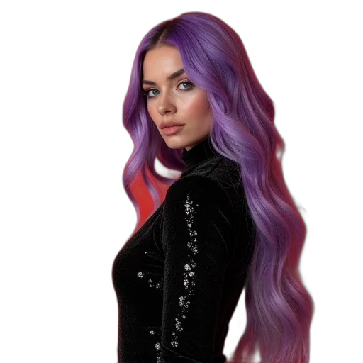 hair, dress, fantasy art, photorealistic, concept art, cartoon, dark, woman transparent PNG cut-out