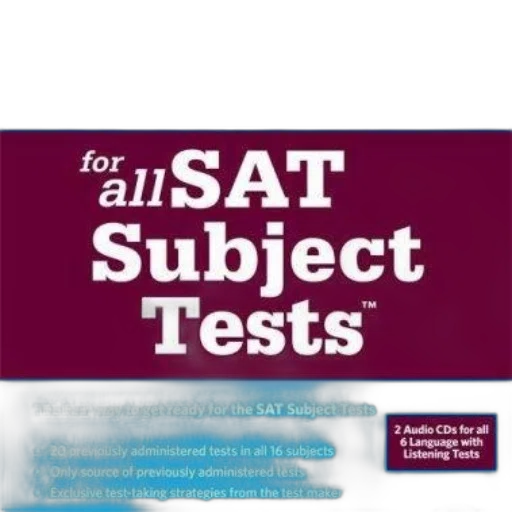 official, study, guide, all, sat, subject, tests, featuring transparent PNG cut-out