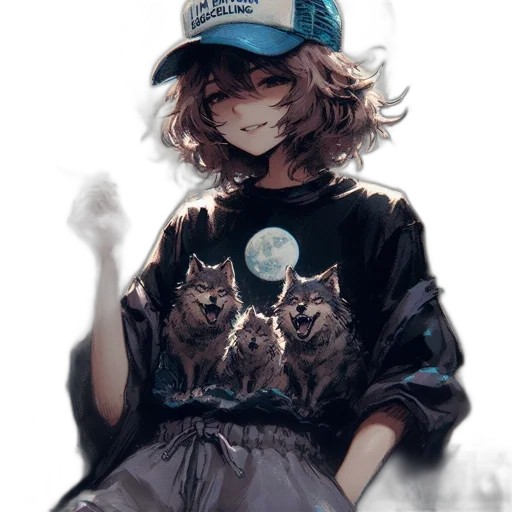 hat, dress, jacket, animal, anime, pixel art, watercolor, fantasy art transparent PNG cut-out
