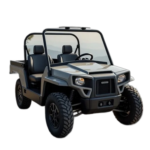 car, 3d render, gray, four transparent PNG cut-out