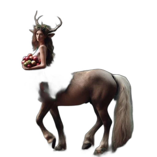 animal, food, creature, crown, concept art, fantasy art, 3d render, photorealistic transparent PNG cut-out
