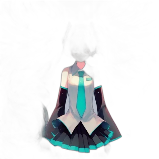 dress, robot, mask, creature, 3d render, concept art, pixel art, anime transparent PNG cut-out