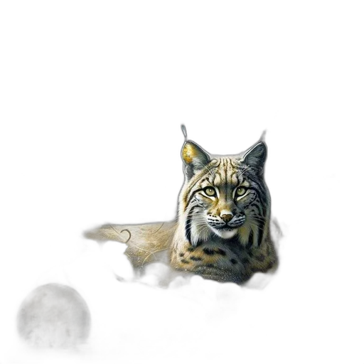animal, jewelry, creature, crown, fantasy art, photorealistic, watercolor, concept art transparent PNG cut-out