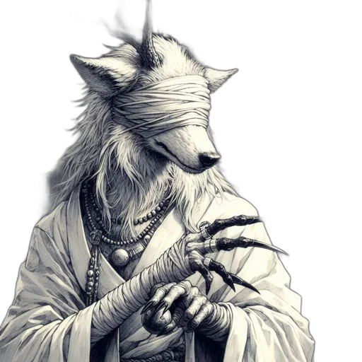 staff, dragon, mask, animal, concept art, fantasy art, comic book art, photorealistic transparent PNG cut-out
