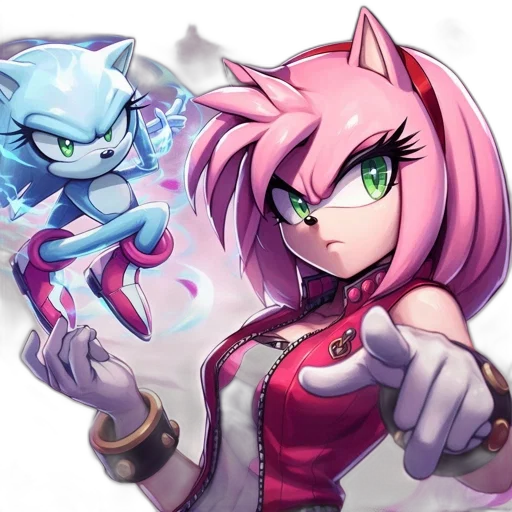 staff, concept art, fantasy art, anime, pixel art, two, animated, characters transparent PNG cut-out