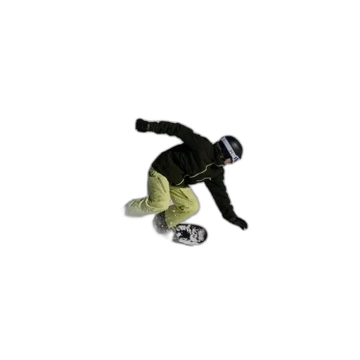robot, shoes, creature, animal, 3d render, photorealistic, concept art, snowboarder transparent PNG cut-out