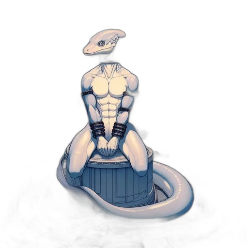 robot, hat, creature, bottle, concept art, watercolor, pixel art, fantasy art transparent PNG cut-out