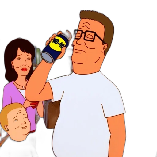 bottle, cartoon, fire, episode, king, hill, store, scene transparent PNG cut-out