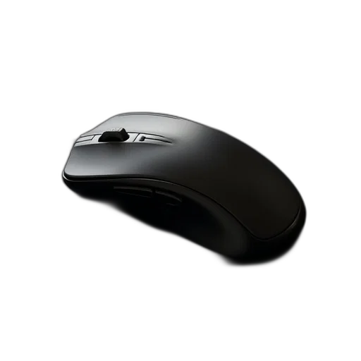 3d render, photorealistic, black, computer, mouse, cord, usb, connector transparent PNG cut-out
