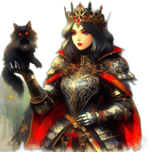 crown, staff, fantasy art, concept art, pixel art, comic book art, red, regal transparent PNG cut-out