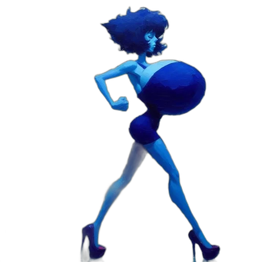 dress, robot, creature, staff, concept art, 3d render, cartoon, pixel art transparent PNG cut-out