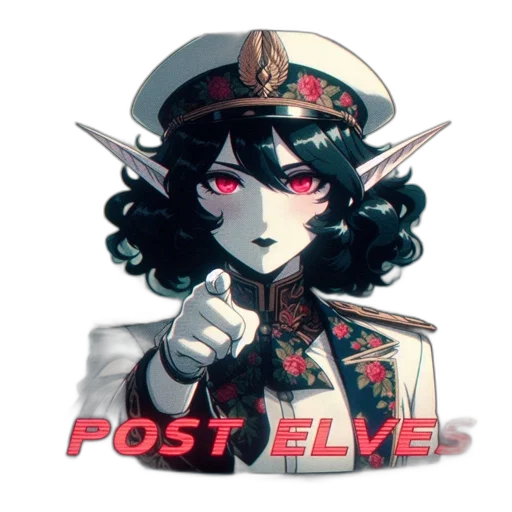 staff, hat, weapon, face, pixel art, vaporwave, anime, concept art transparent PNG cut-out