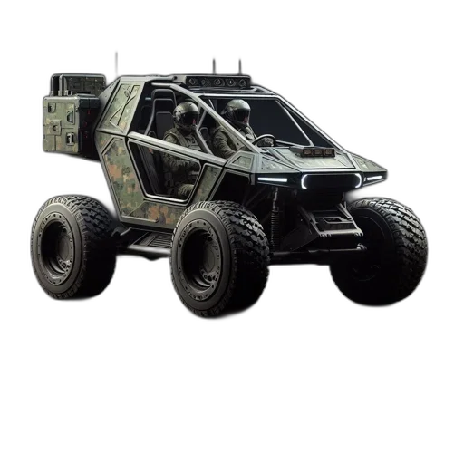 car, robot, weapon, animal, concept art, 3d render, photorealistic, atv transparent PNG cut-out