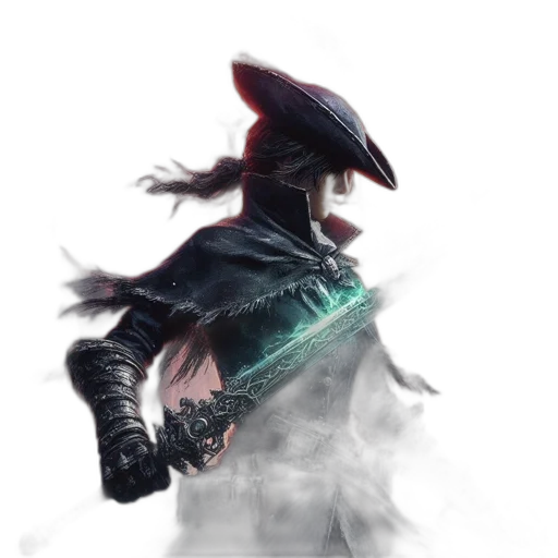 dragon, mask, staff, sword, concept art, fantasy art, 3d render, photorealistic transparent PNG cut-out