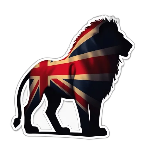 concept art, 3d render, lion, silhouette transparent PNG cut-out